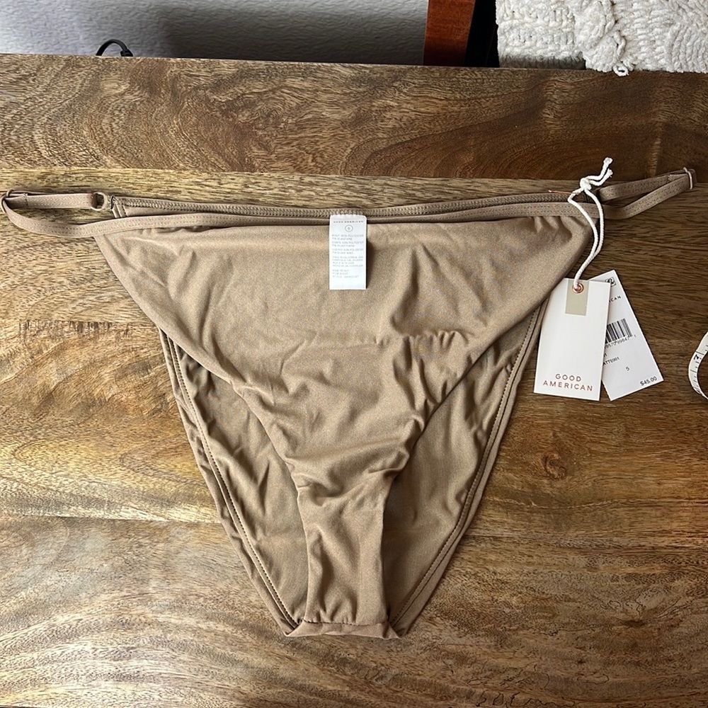 Good American adjustable swimsuit bikini bottom latte 2xl